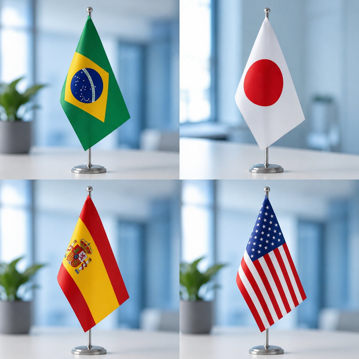 Atendimento em múltiplos idiomas